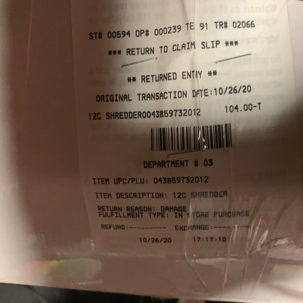 Paper Shredder - Picture 3 of 3